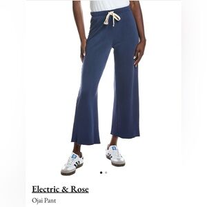 Electric & Rose Women's Blue Wide Leg Pants